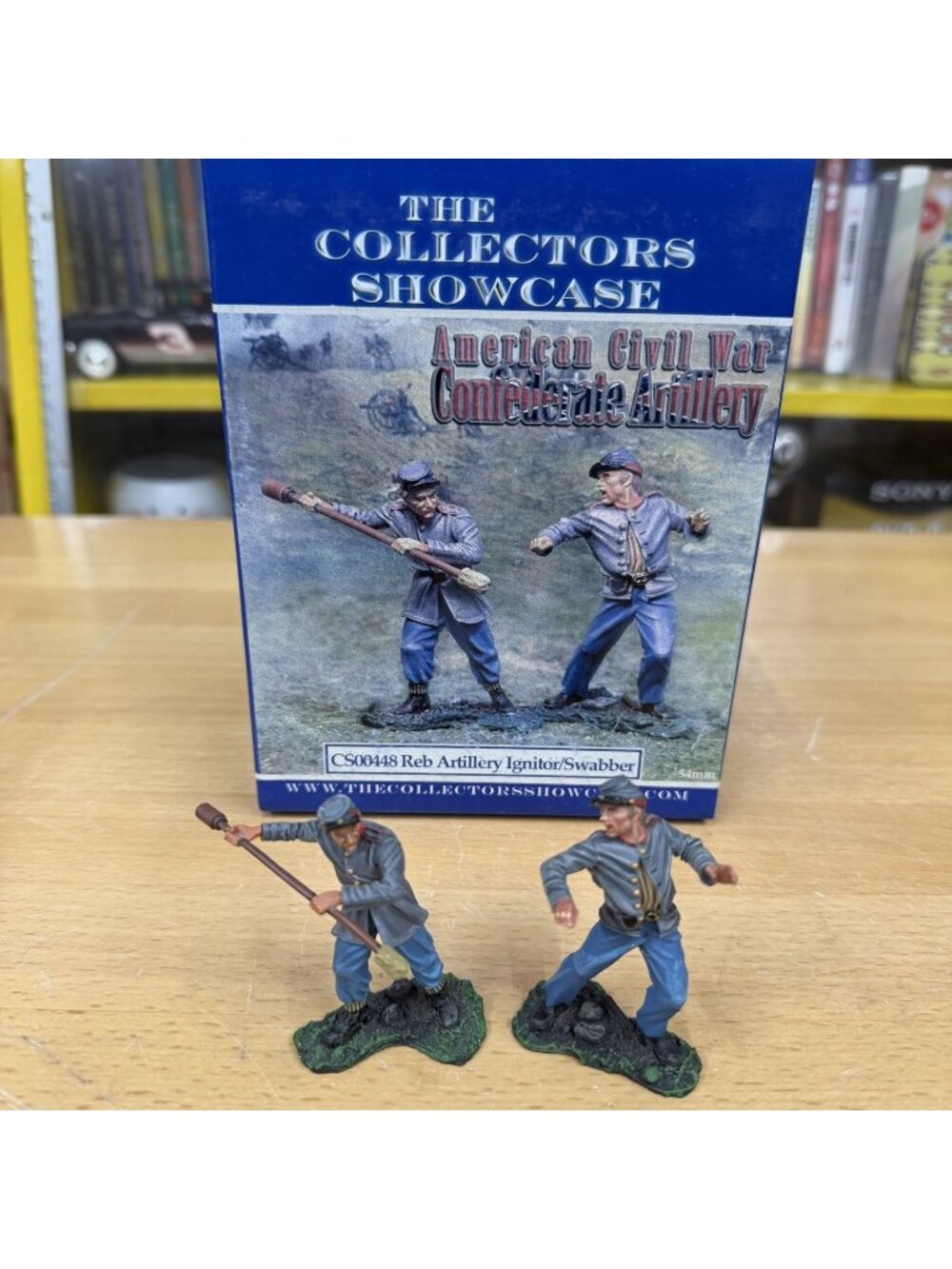 Collectors Showcase CS00448 Reb Artillery Ignitor/Swabber Civil War 54mm Boxed